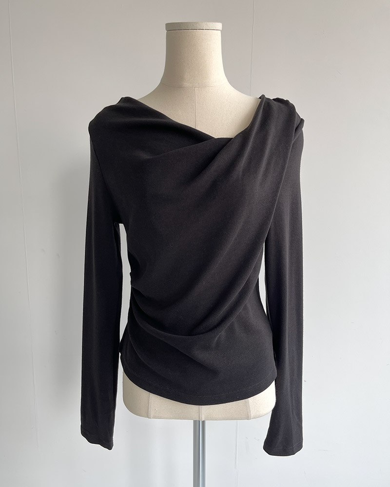 ドレープロングTシャツ | 詳細画像12