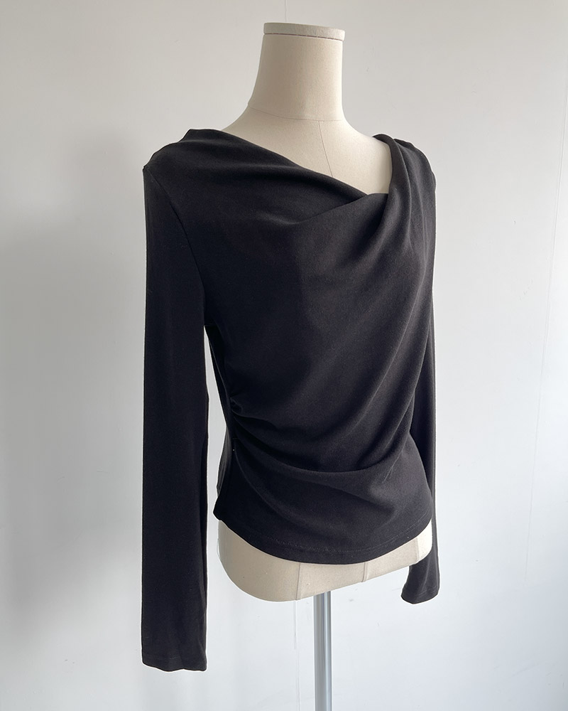 ドレープロングTシャツ | 詳細画像13