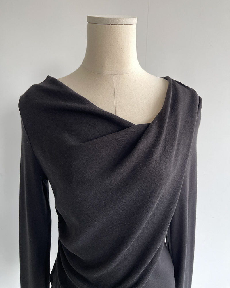 ドレープロングTシャツ | 詳細画像14