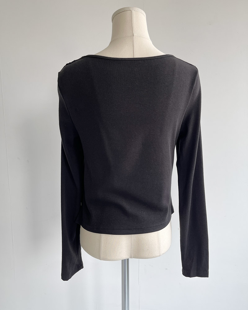 ドレープロングTシャツ | 詳細画像16