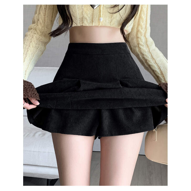 コーデュロイプリーツミニスカートパンツ | 詳細画像8