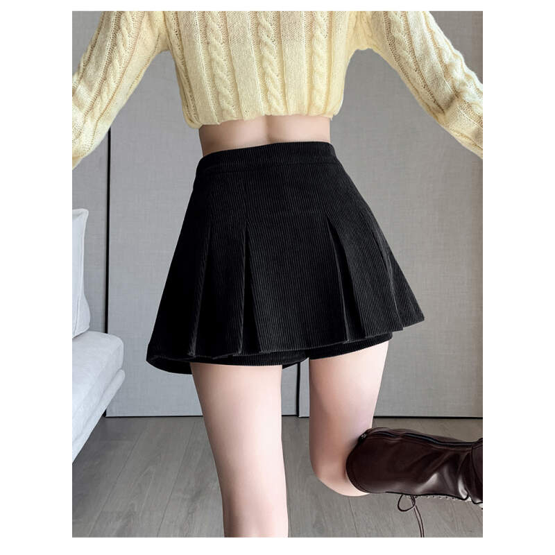 コーデュロイプリーツミニスカートパンツ | 詳細画像10