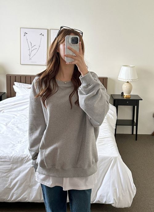 ゴルフウェア トレーナー 韓国 DHolic ロゴバック配色スウェット スウェット | ディーホリック | レディースファッション通販 - DHOLIC