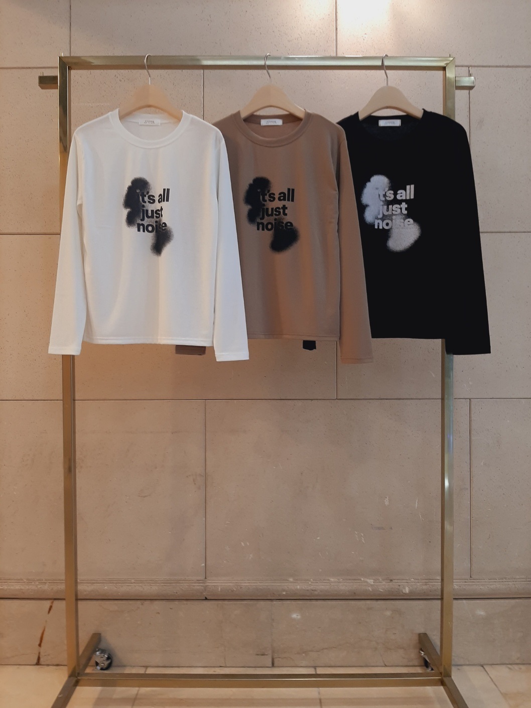 ストレッチラウンドネックスリム長袖ロゴTシャツ | 詳細画像9