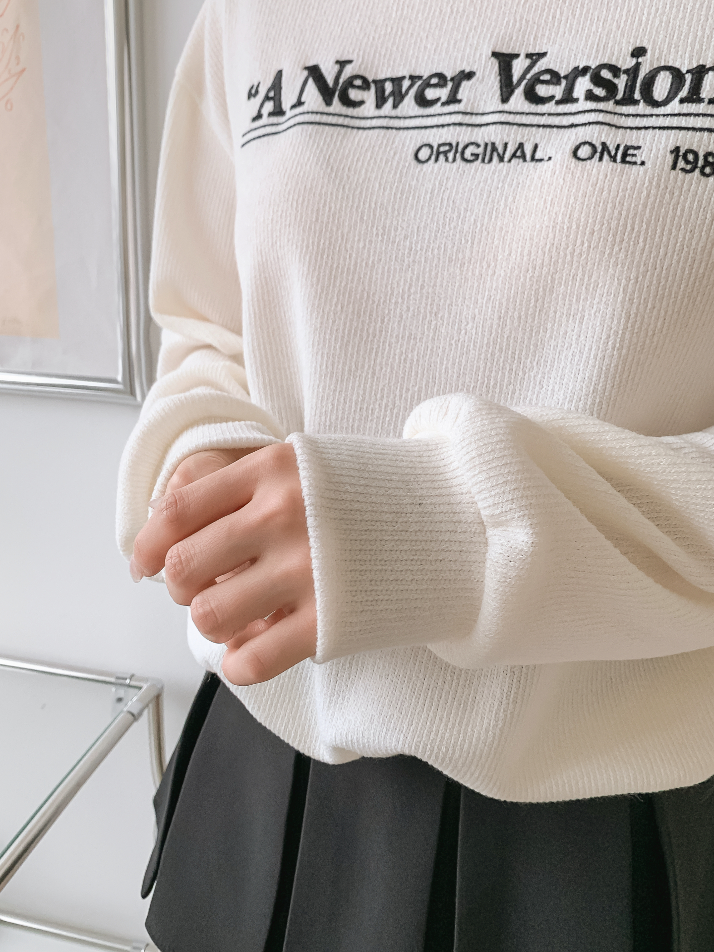 ラウンドネック長袖刺繍スウェット | 詳細画像28