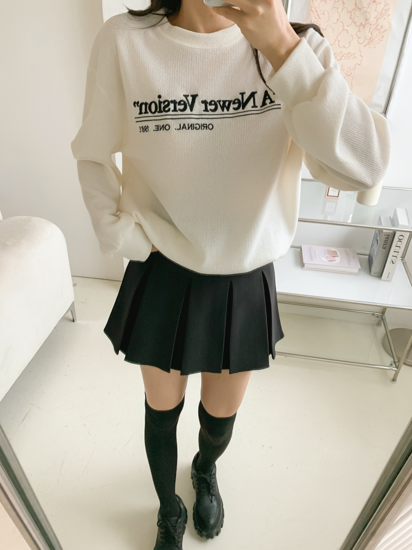 ラウンドネック長袖刺繍スウェット | 詳細画像22