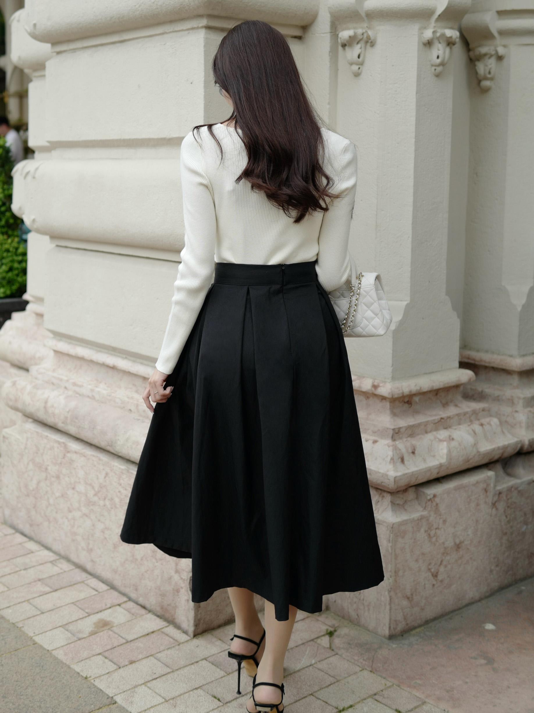 ハイウエストプリーツフレアスカート | 詳細画像6