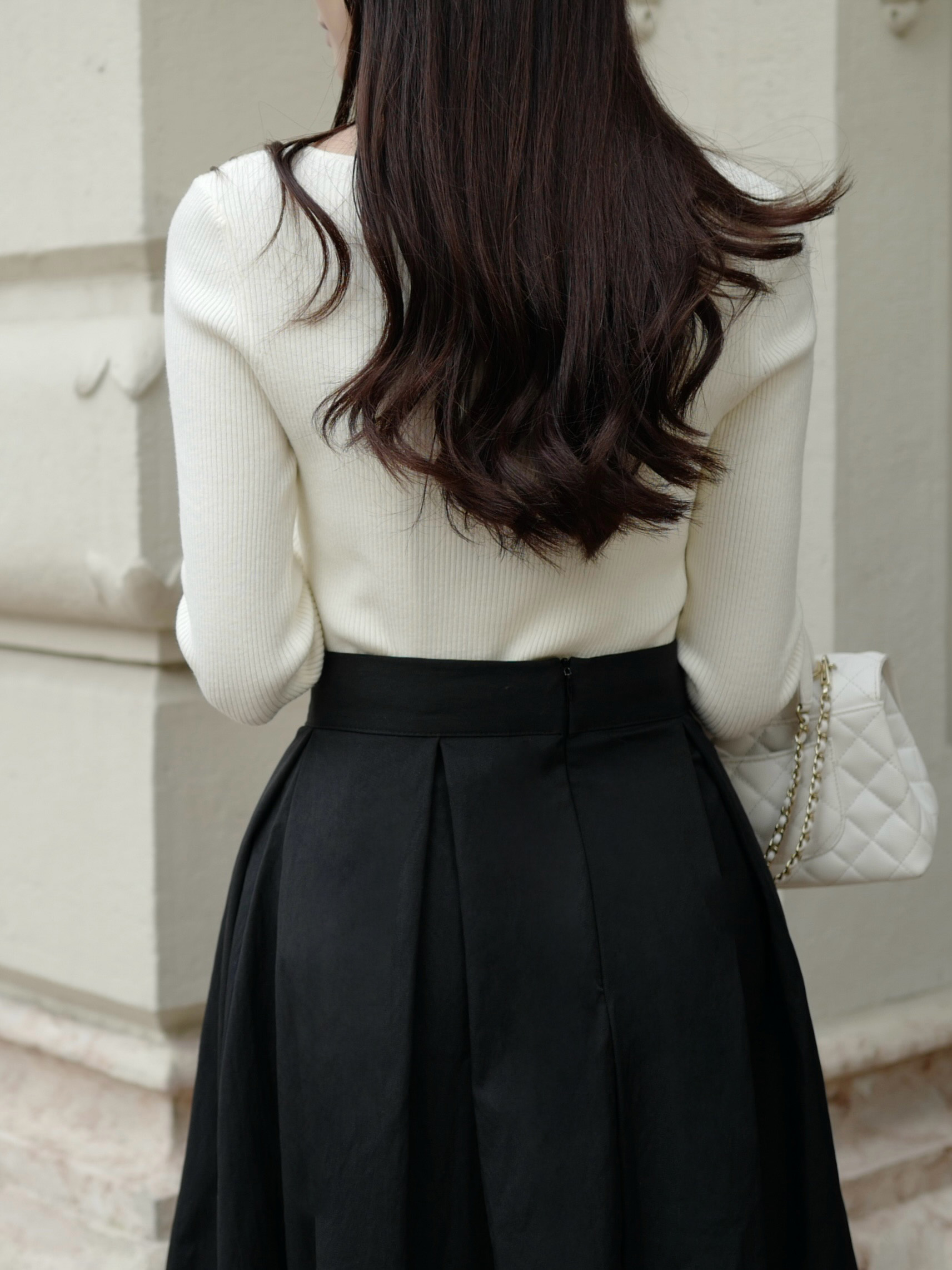 ハイウエストプリーツフレアスカート | 詳細画像8