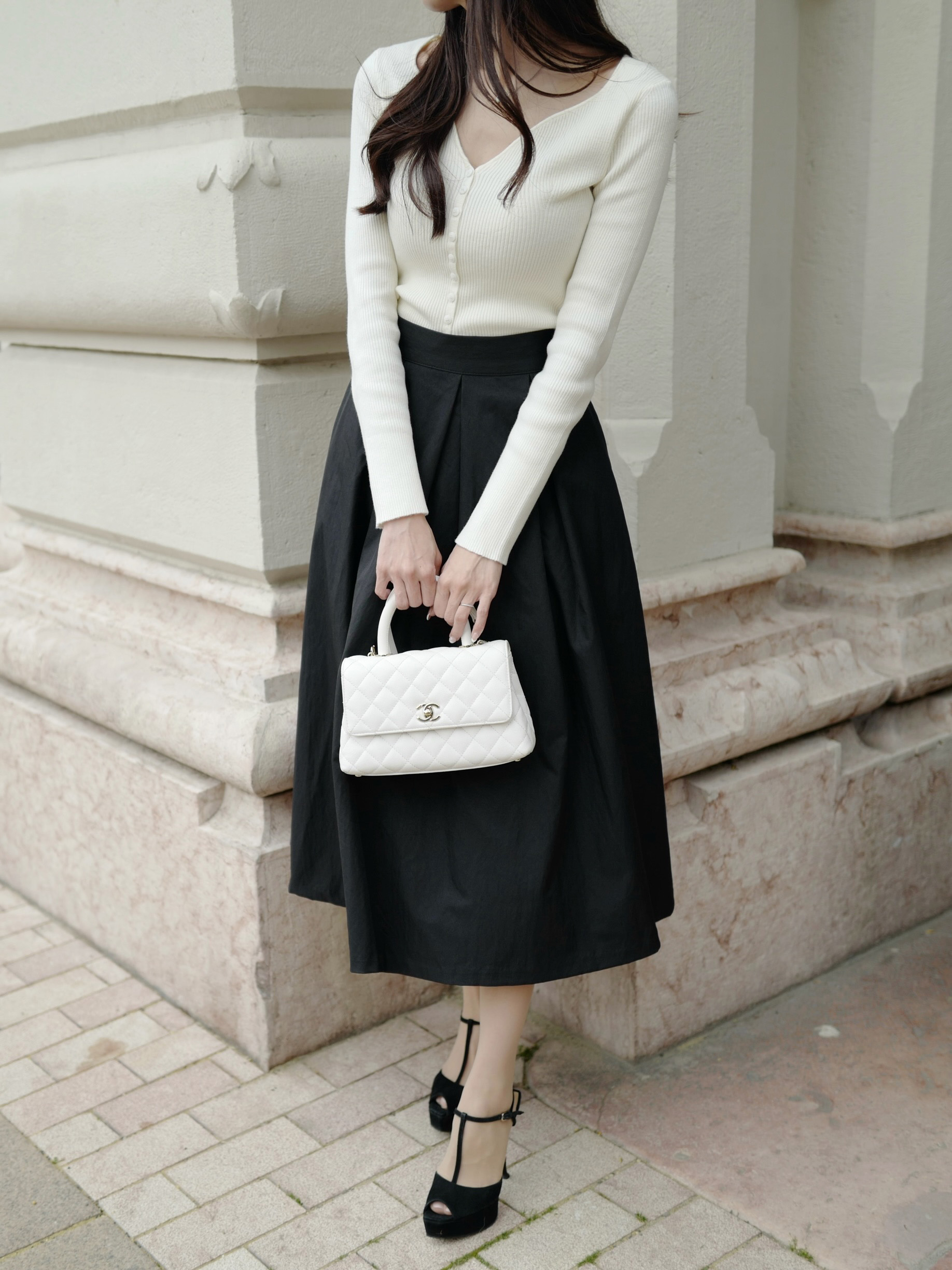 ハイウエストプリーツフレアスカート | 詳細画像10