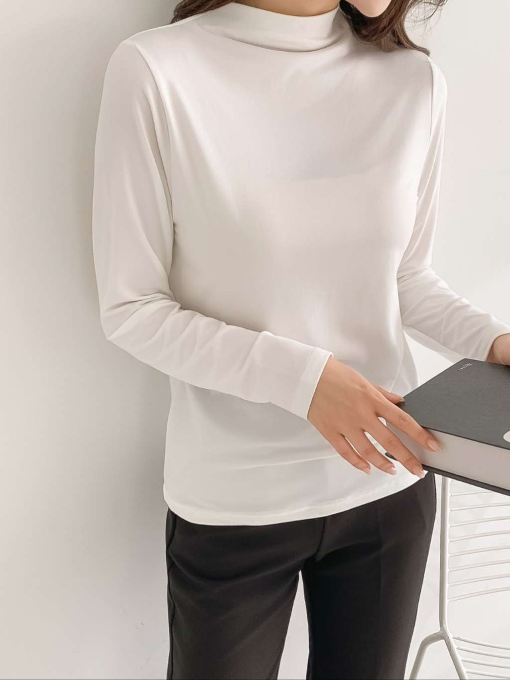 ハーフネックウォーム長袖Tシャツ | 詳細画像8