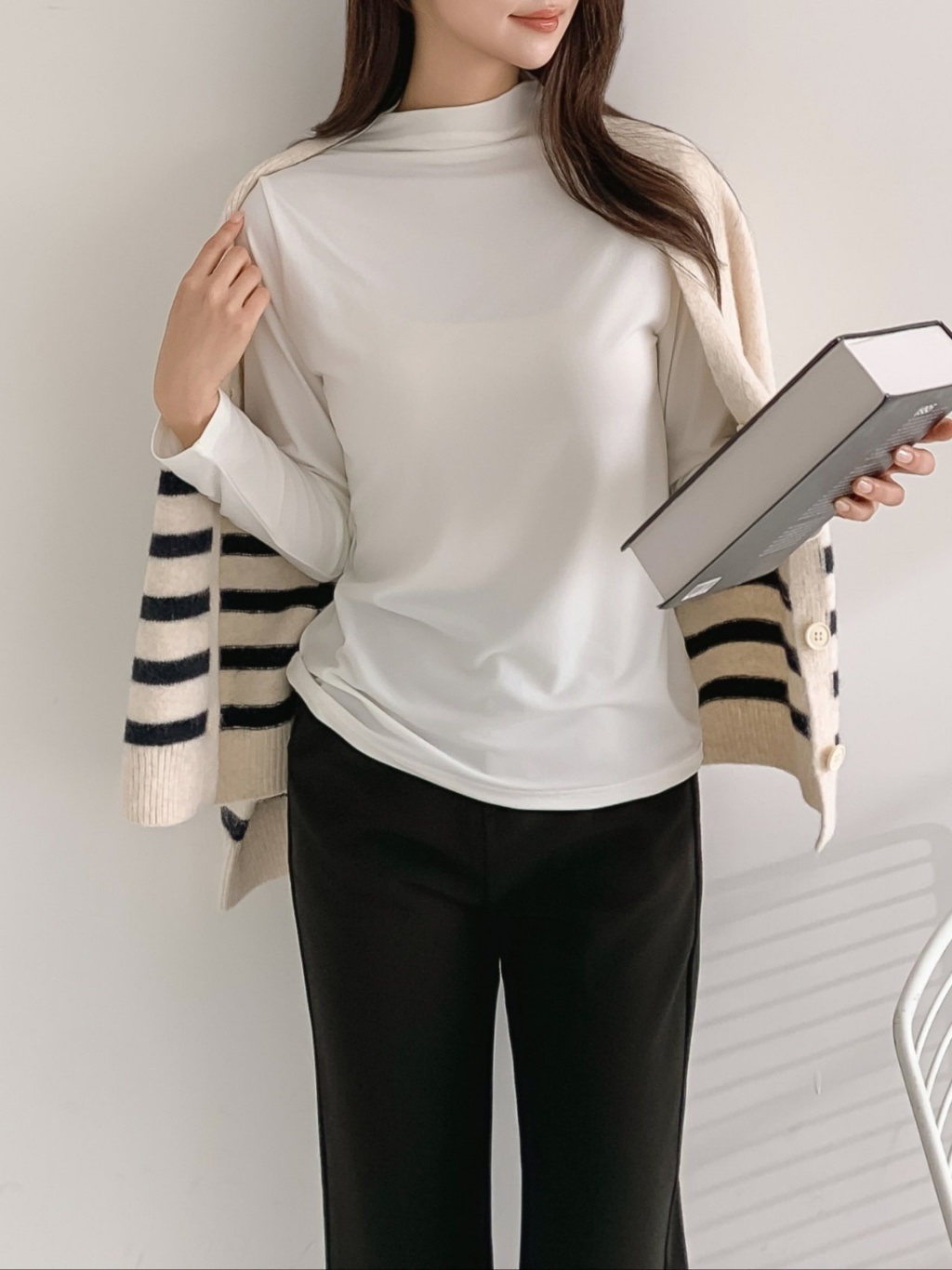 ハーフネックウォーム長袖Tシャツ | 詳細画像9