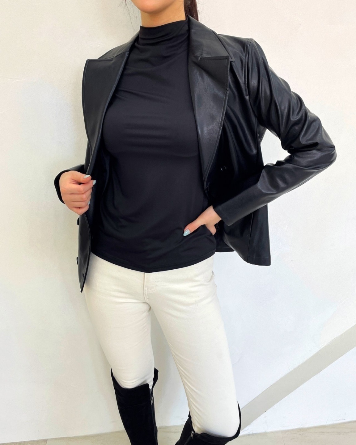 ハーフネックウォーム長袖Tシャツ | 詳細画像16