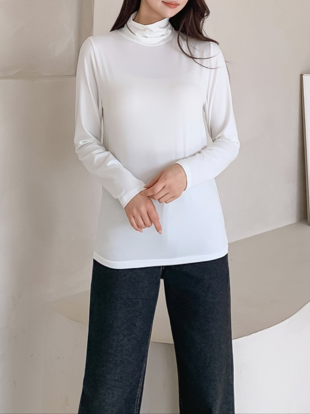 ハイネックウォーム長袖Tシャツ | 詳細画像3