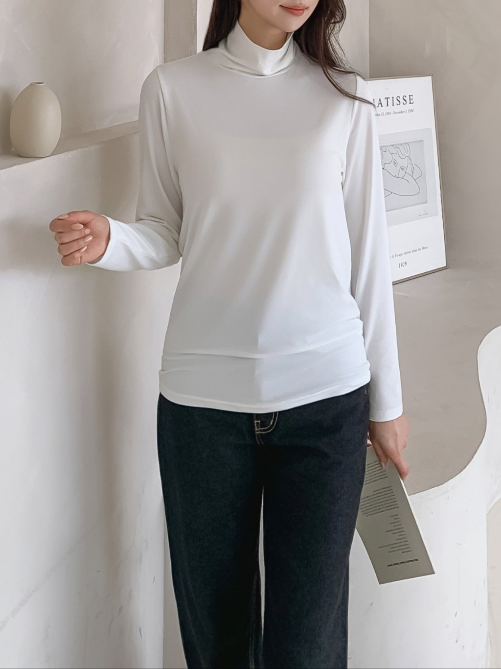 ハイネックウォーム長袖Tシャツ | 詳細画像5