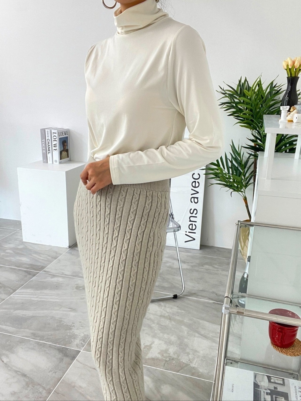 ハイネックウォーム長袖Tシャツ | 詳細画像11