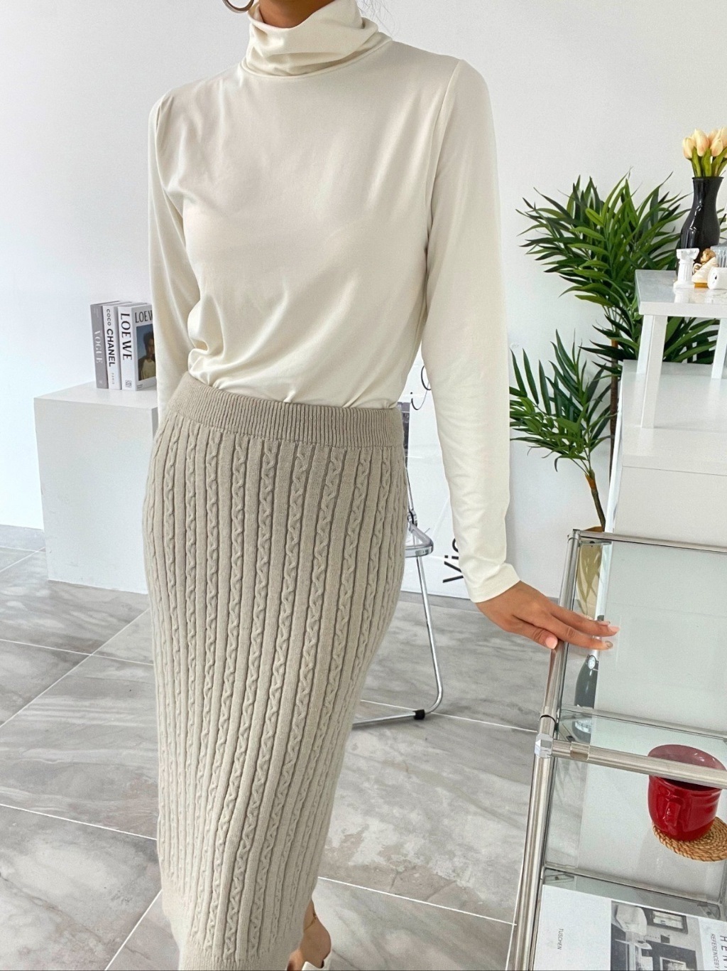 ハイネックウォーム長袖Tシャツ | 詳細画像12