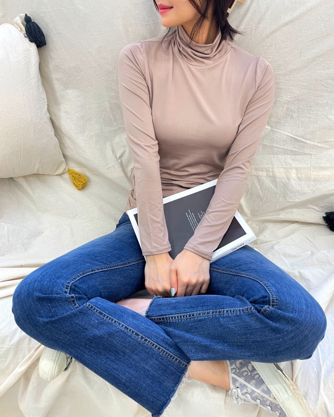 ハイネックウォーム長袖Tシャツ | 詳細画像17