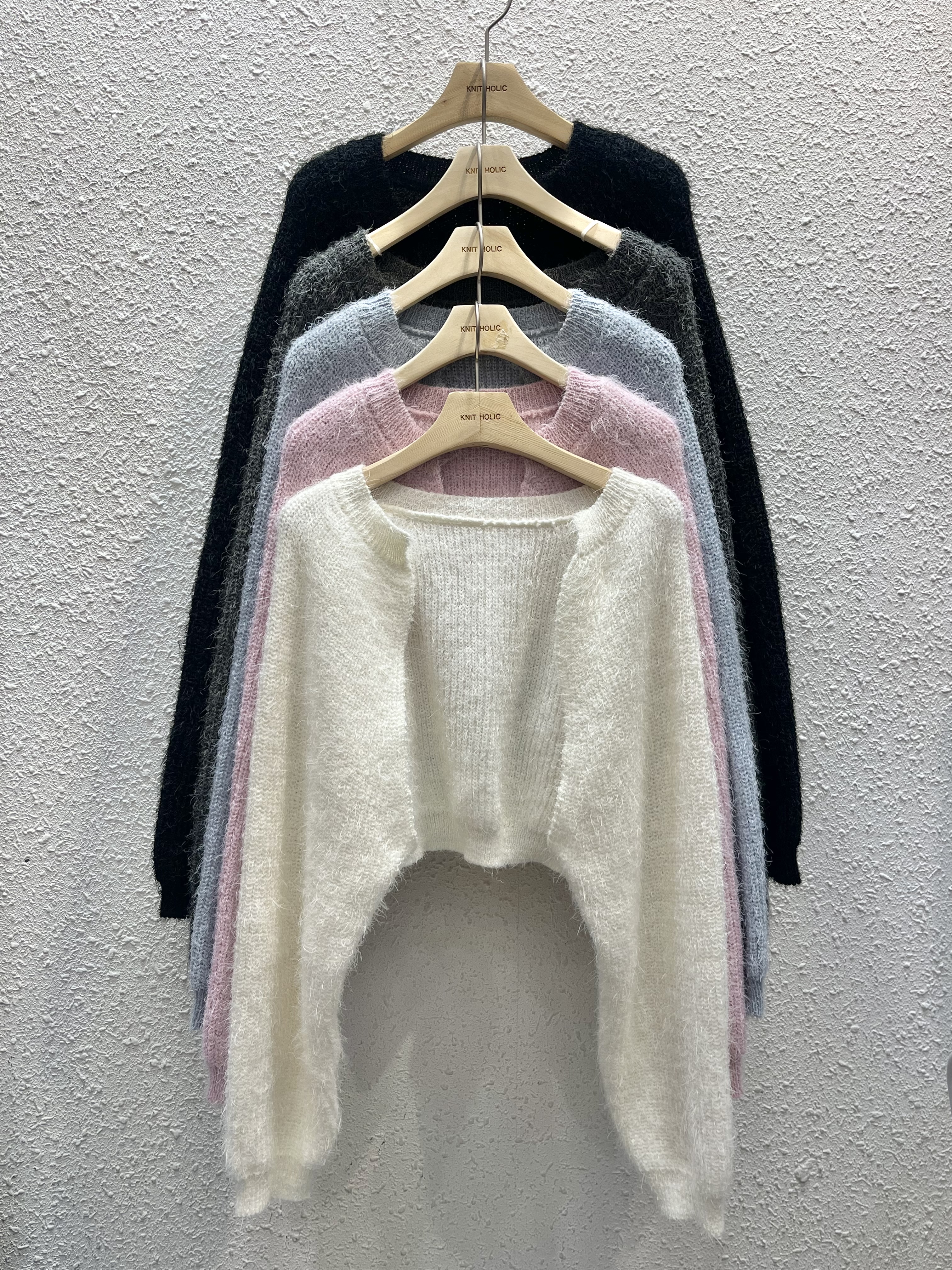 ニットボレロネック長袖カーディガン | 詳細画像18