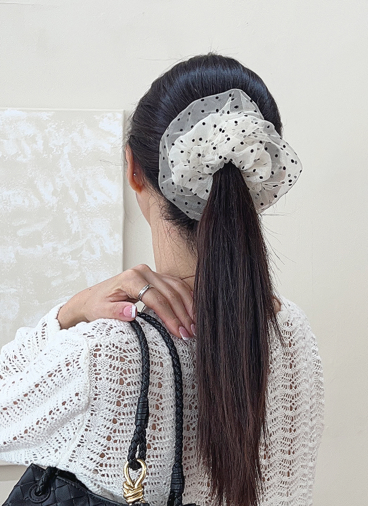 シースルードットヘアゴムシュシュ | レディースファッション通販 - DHOLIC