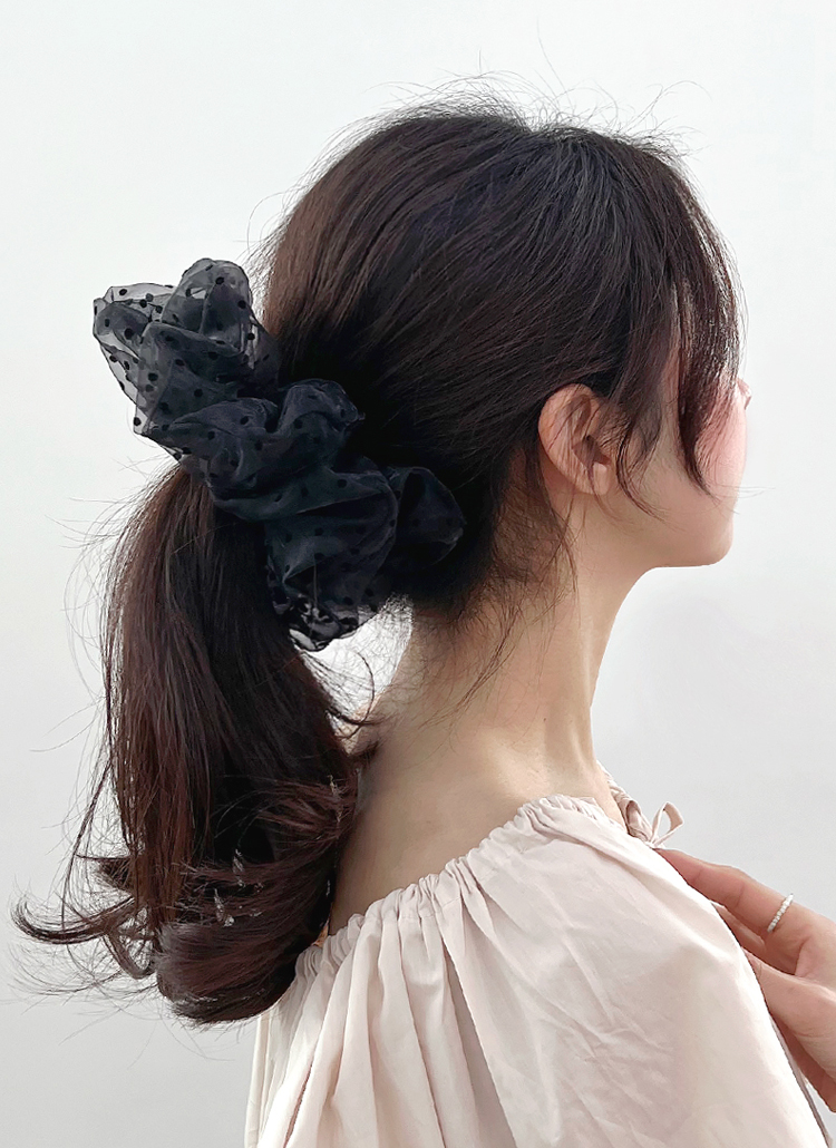 シースルードットヘアゴムシュシュ | レディースファッション通販 - DHOLIC