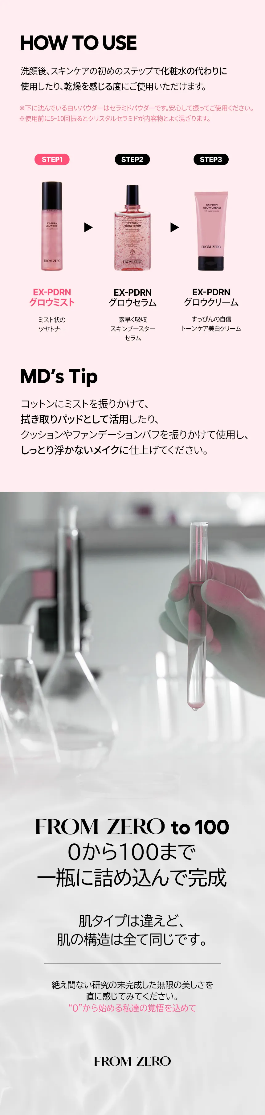 [フロムゼロ] EX-PDRN グロウスキンケアセット | 詳細画像5