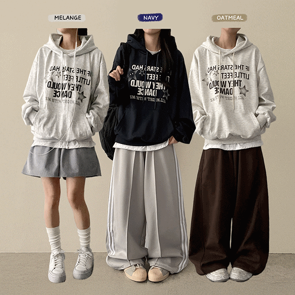 ルーズプリント星柄パーカー | レディースファッション通販 - DHOLIC