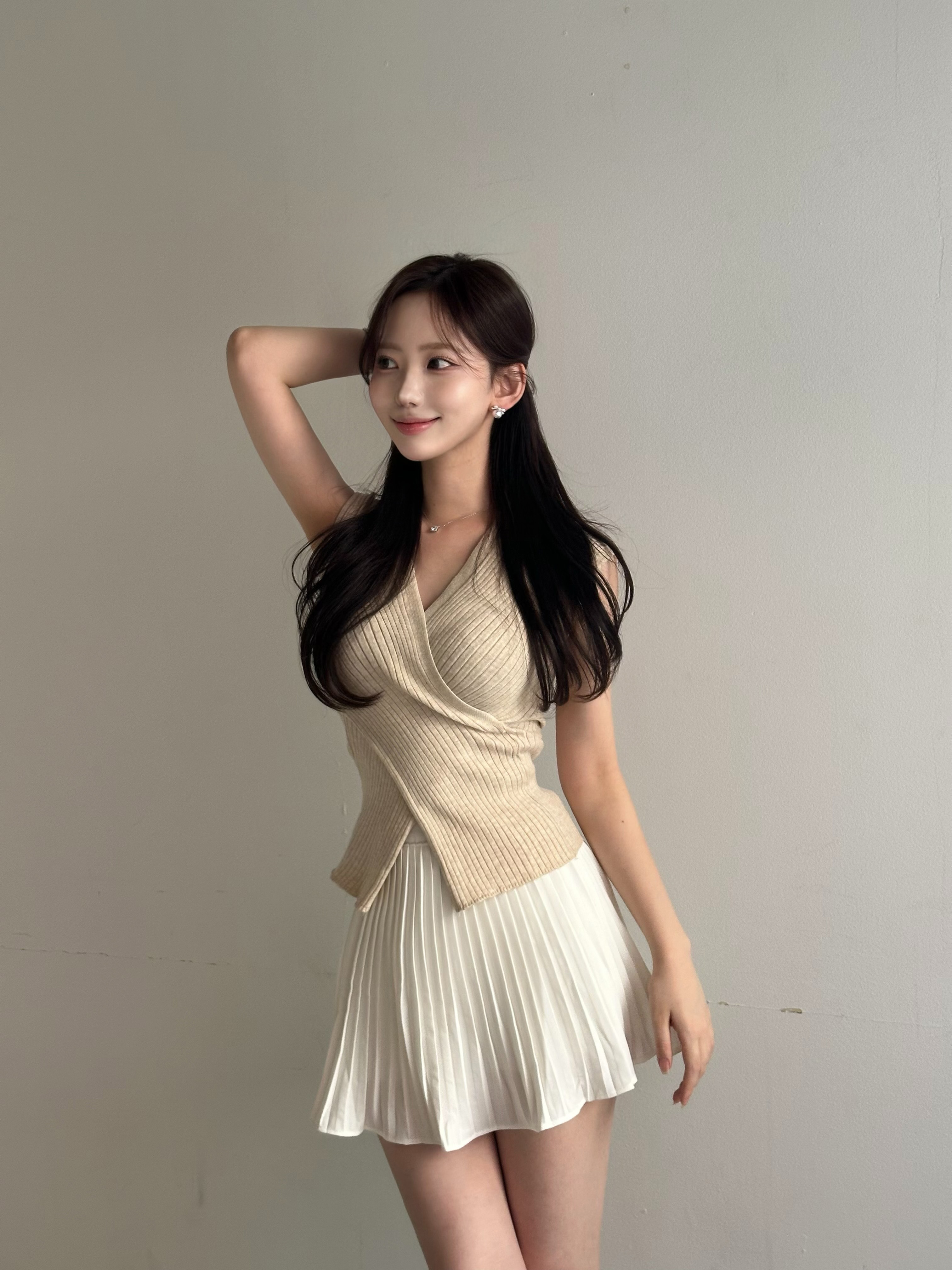 CFCLホワイトリブ編み半袖ニット クロスリブ半袖ニット | レディースファッション通販 - DHOLIC