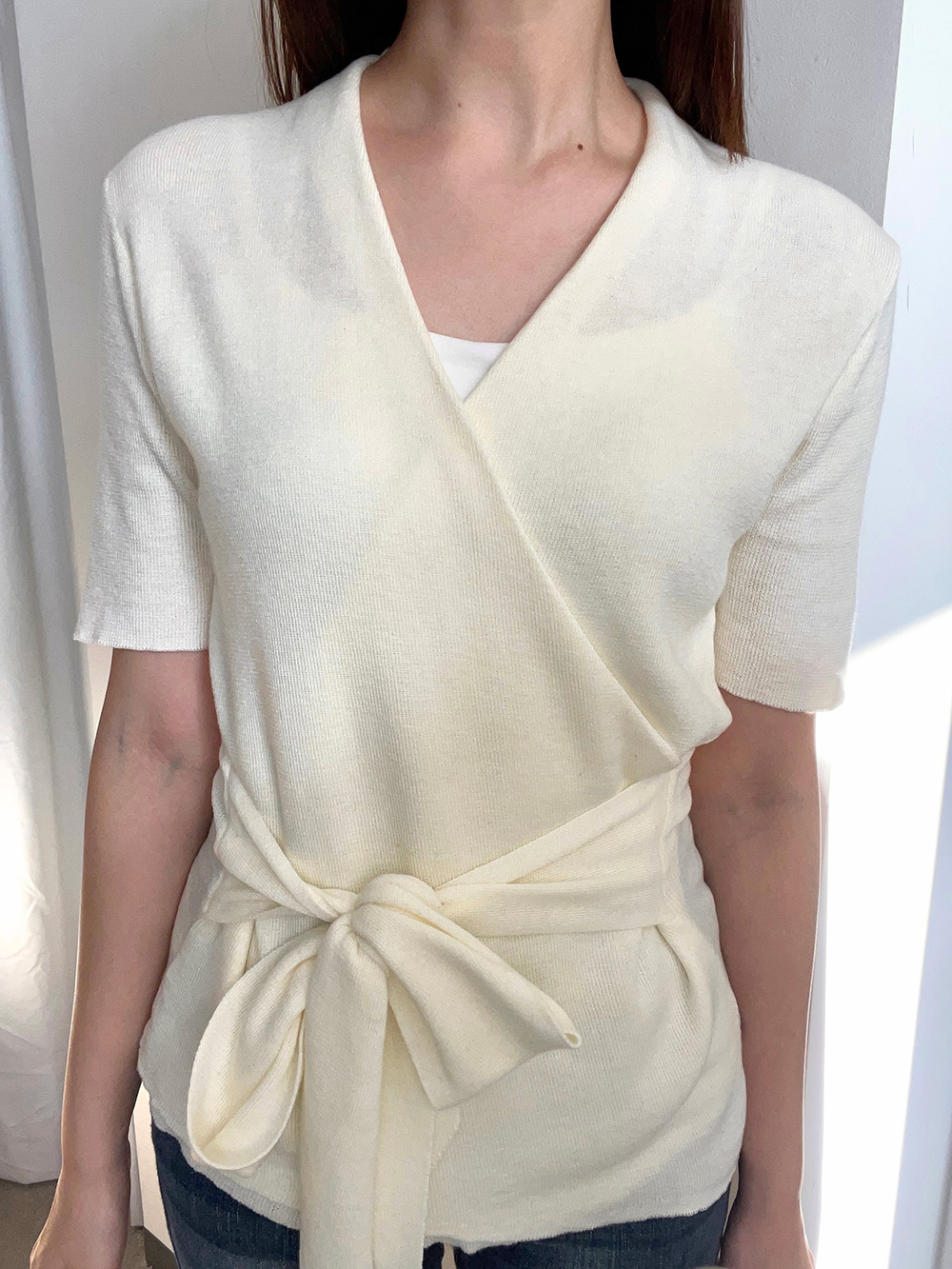 ストラップ付Vネックニット | 詳細画像8