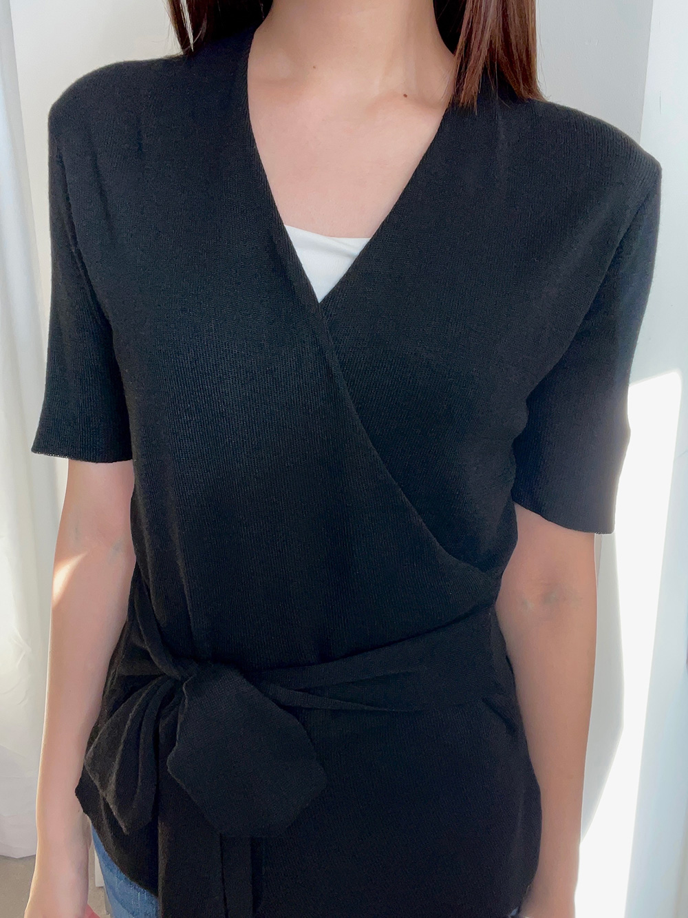 ストラップ付Vネックニット | 詳細画像9