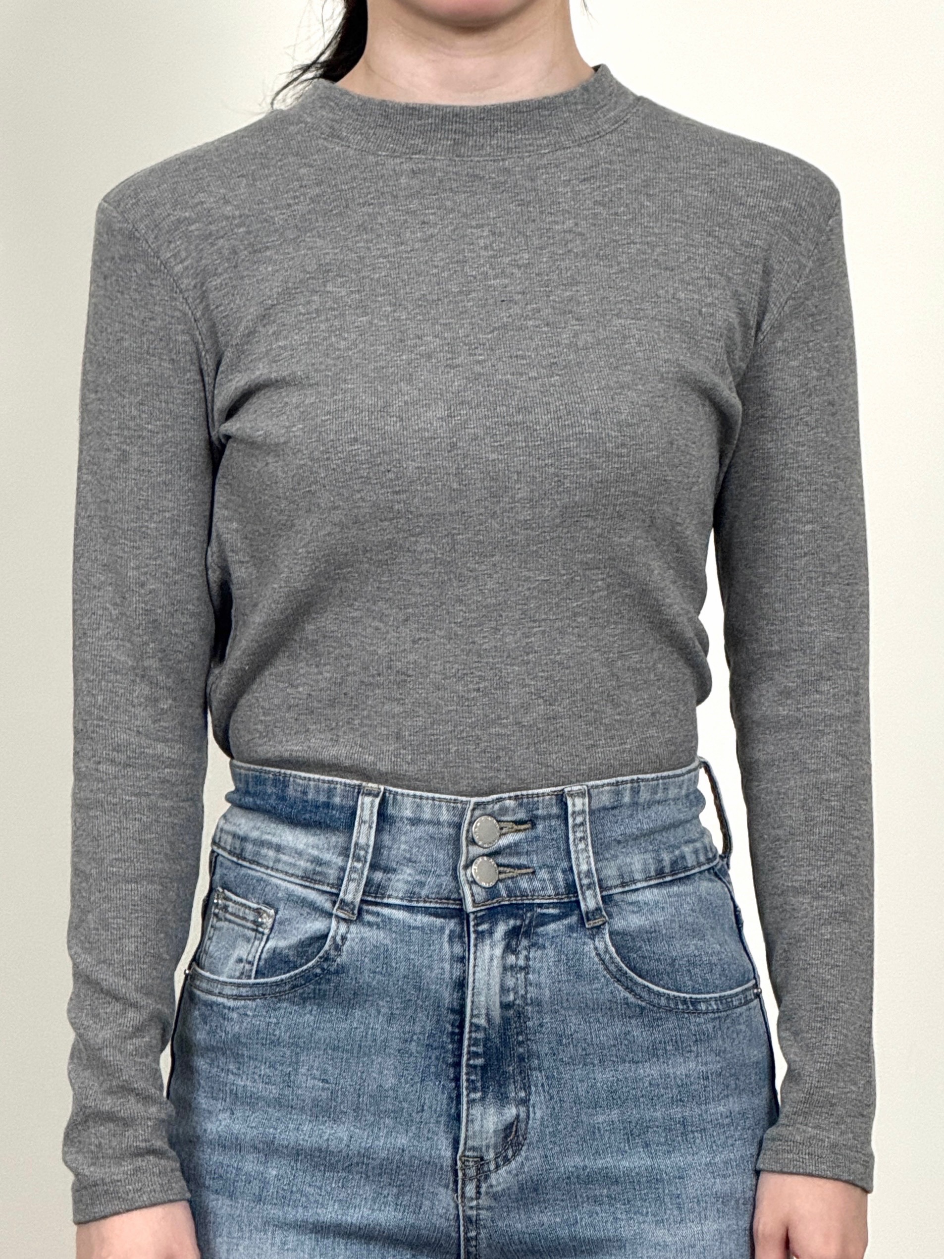 ハーフネック無地ニット | 詳細画像6