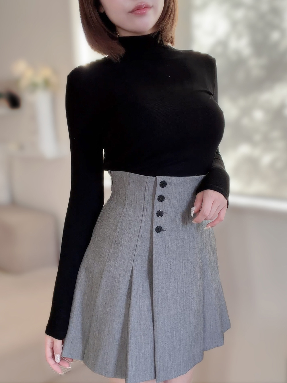 ハイネックリブニット | 詳細画像5