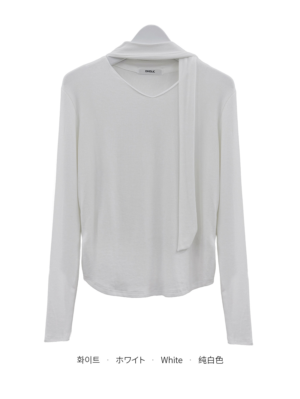 ボウタイ付Vネックニット | 詳細画像15