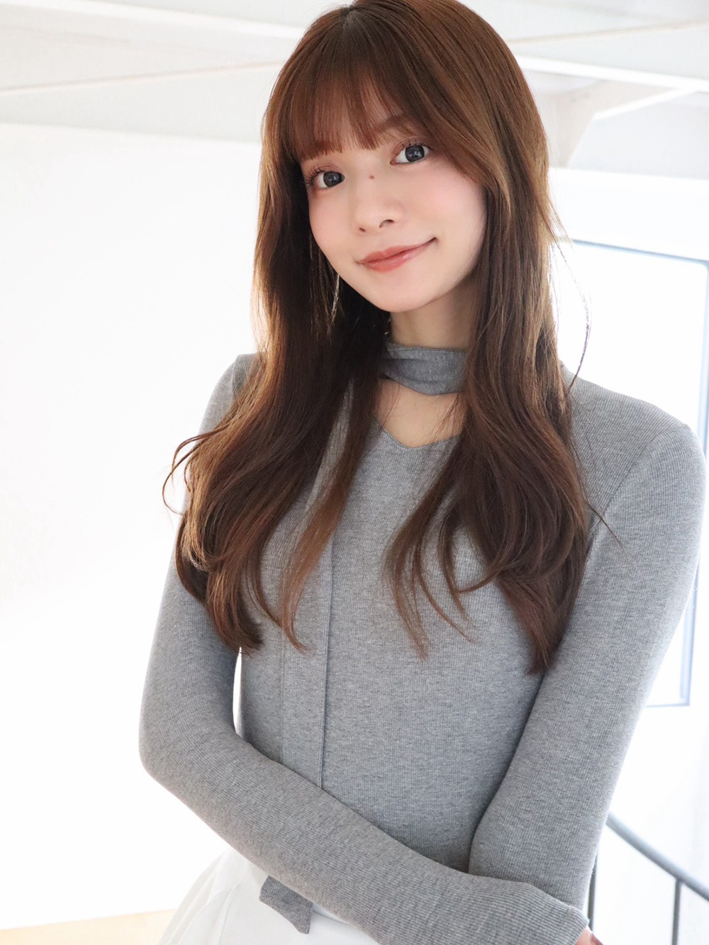 ボウタイ付Vネックニット | 詳細画像7