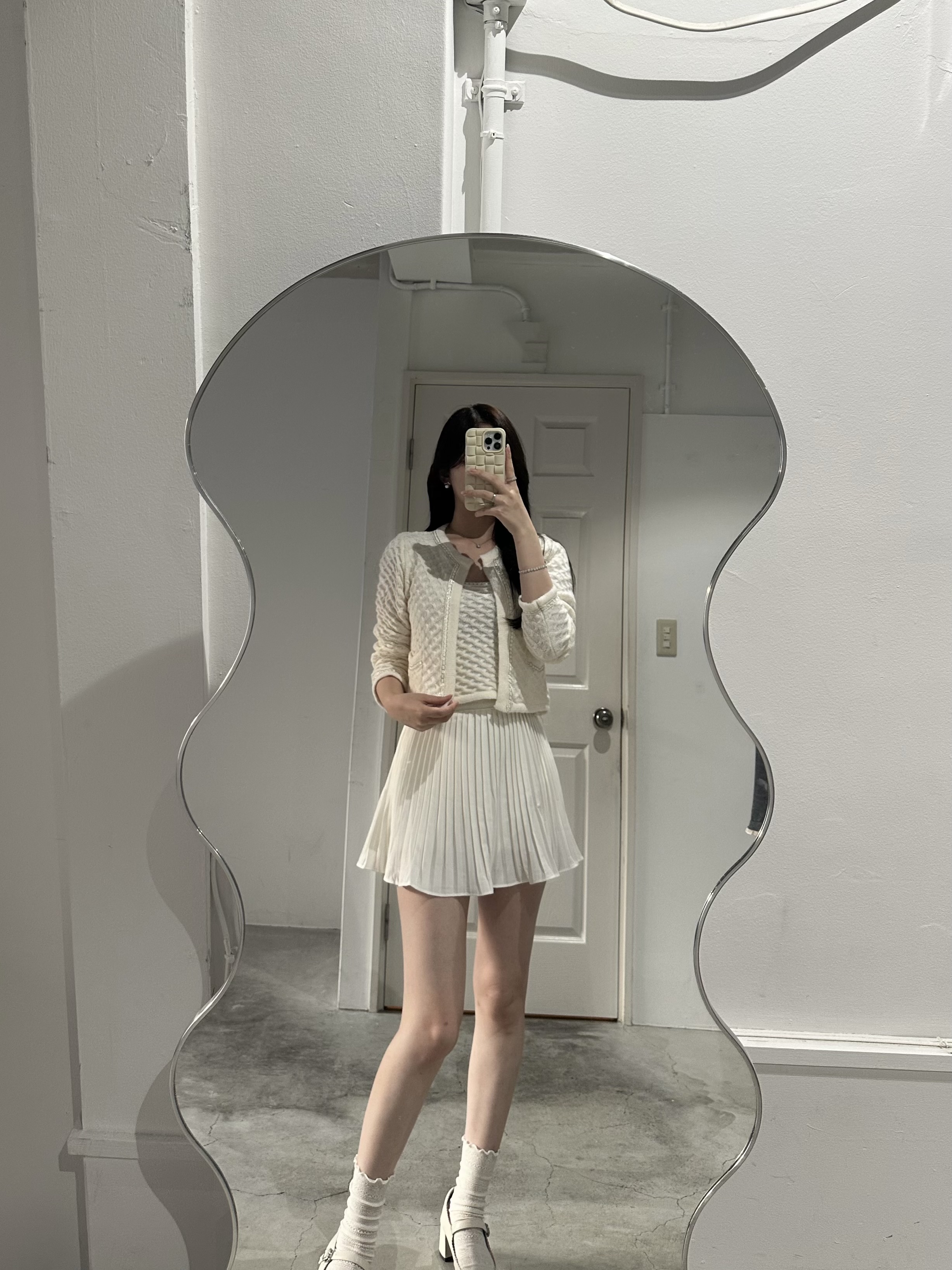 ラウンドネックカーディガン＆ニットキャミ | 詳細画像4