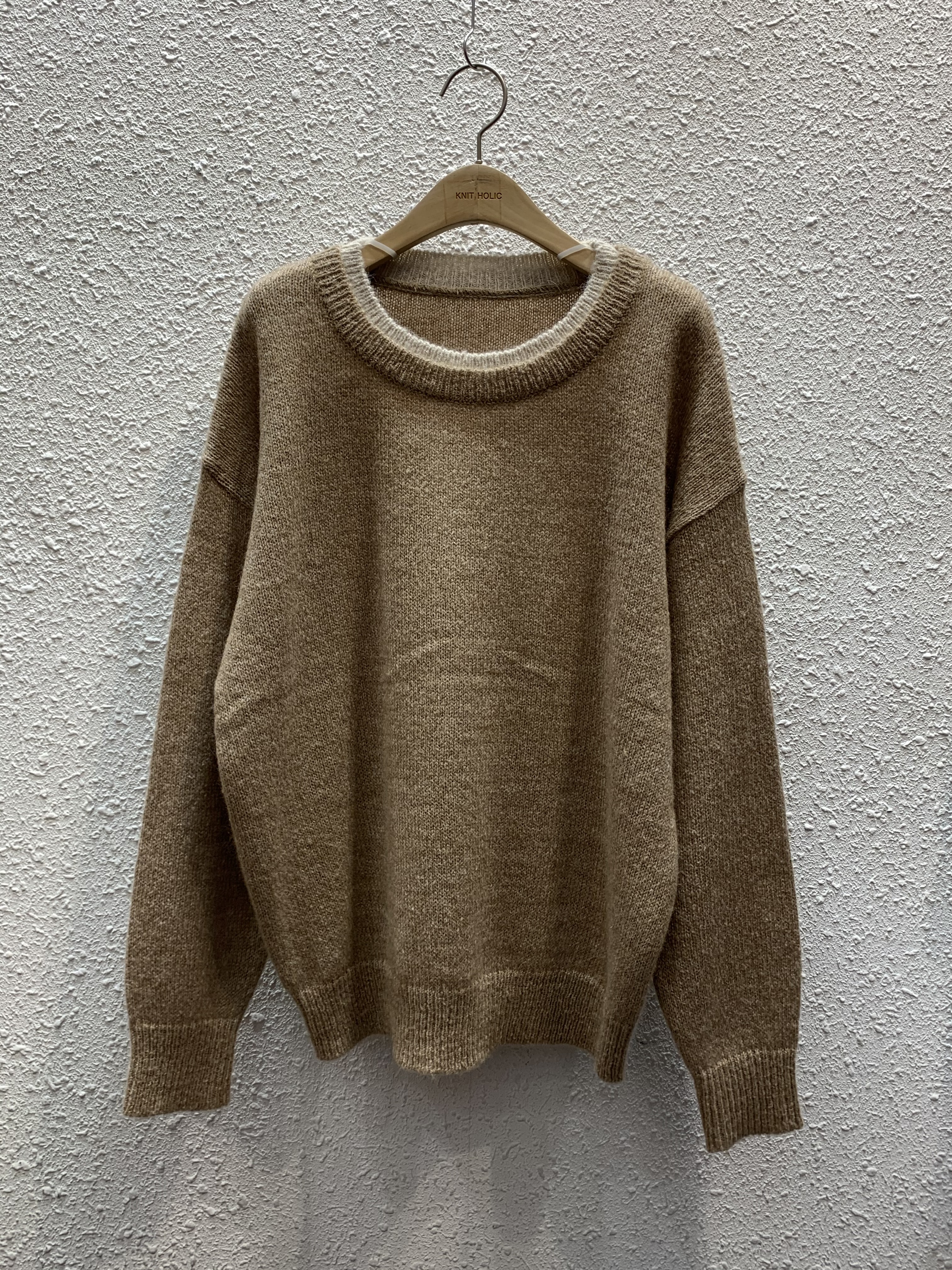 レイヤード風ルーズ配色ニット | 詳細画像12