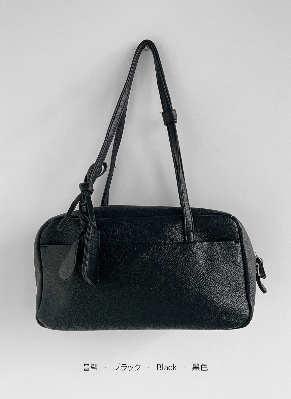 ストラップ付レザー調長方形トートバッグ | DHOLIC | 詳細画像35