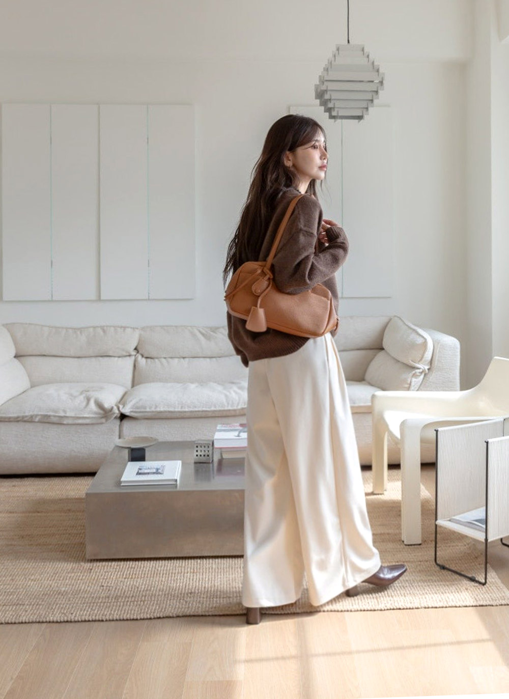 ストラップ付レザー調長方形トートバッグ | DHOLIC | 詳細画像16