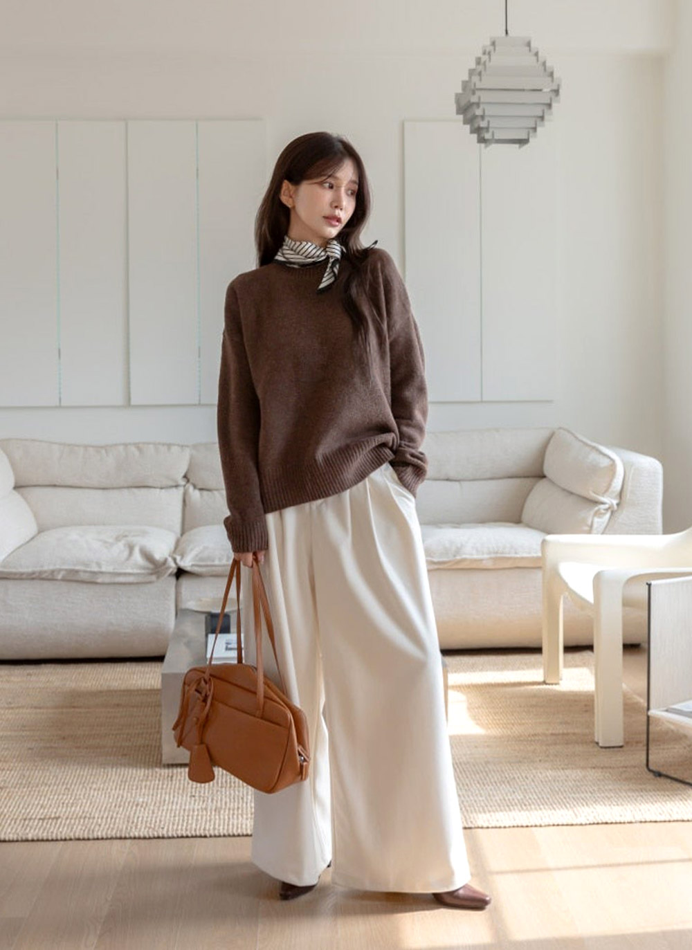 ストラップ付レザー調長方形トートバッグ | DHOLIC | 詳細画像17