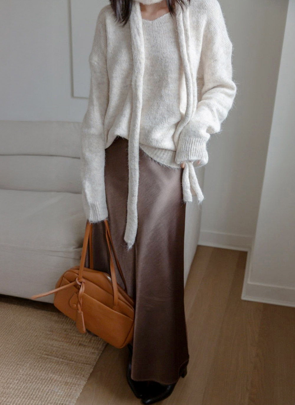 ストラップ付レザー調長方形トートバッグ | DHOLIC | 詳細画像19