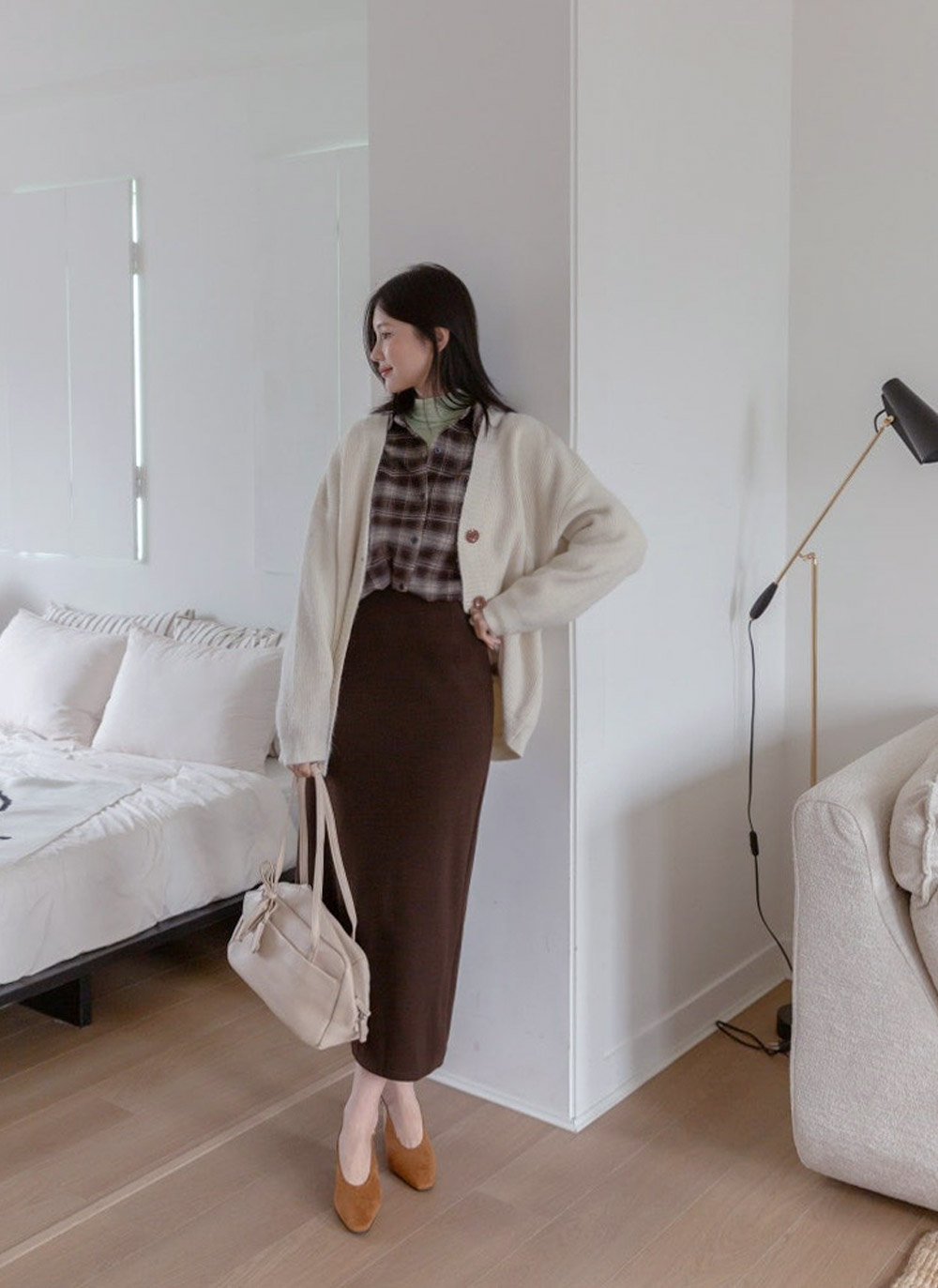 ストラップ付レザー調長方形トートバッグ | DHOLIC | 詳細画像25