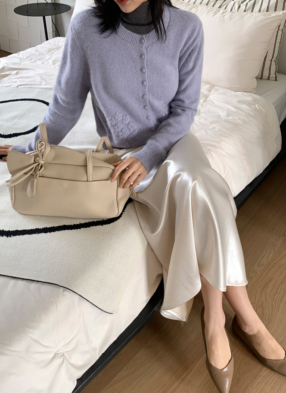 ストラップ付レザー調長方形トートバッグ | DHOLIC | 詳細画像29