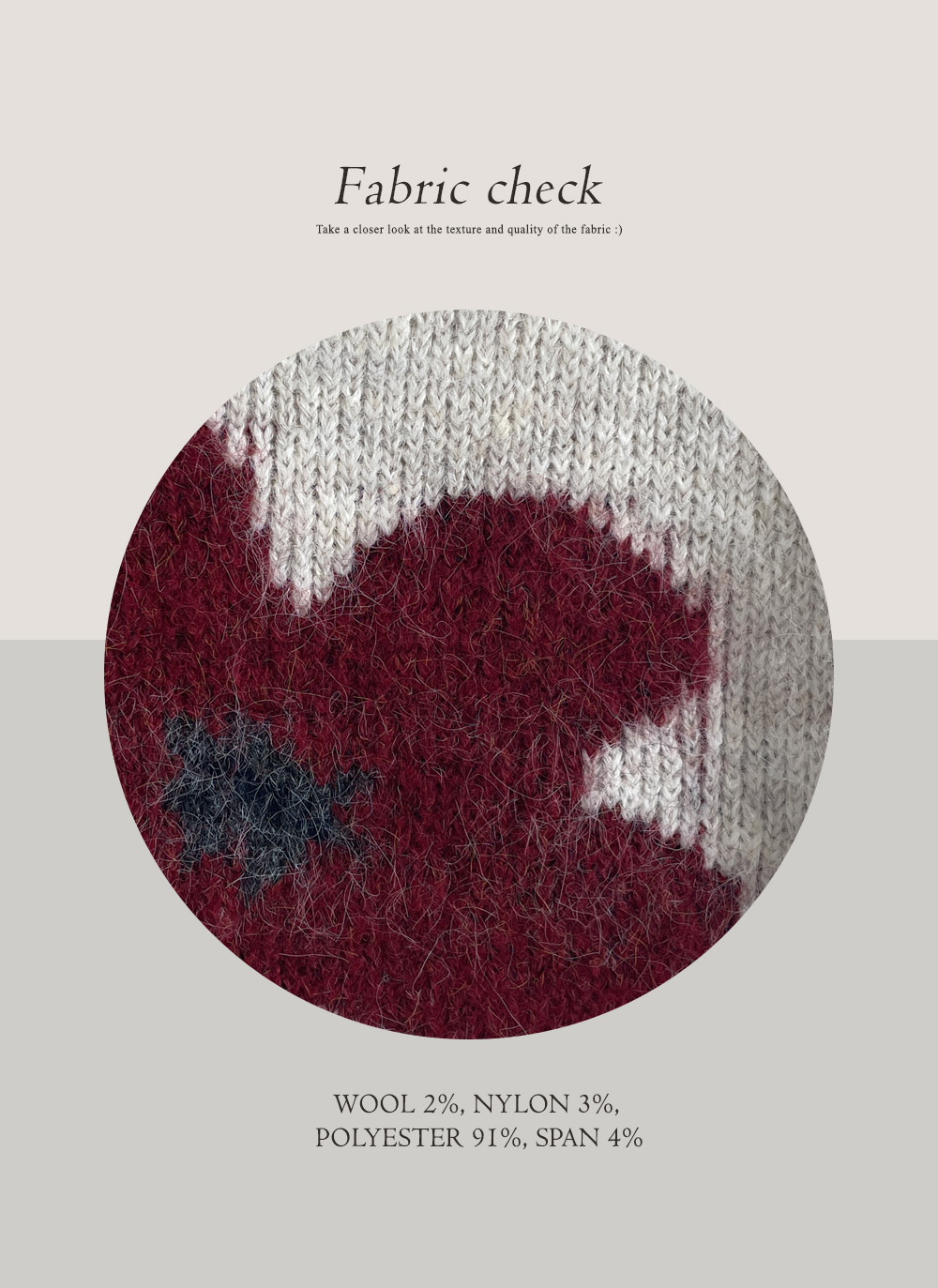 ラグランルーズ花柄ニット | DHOLIC | 詳細画像4