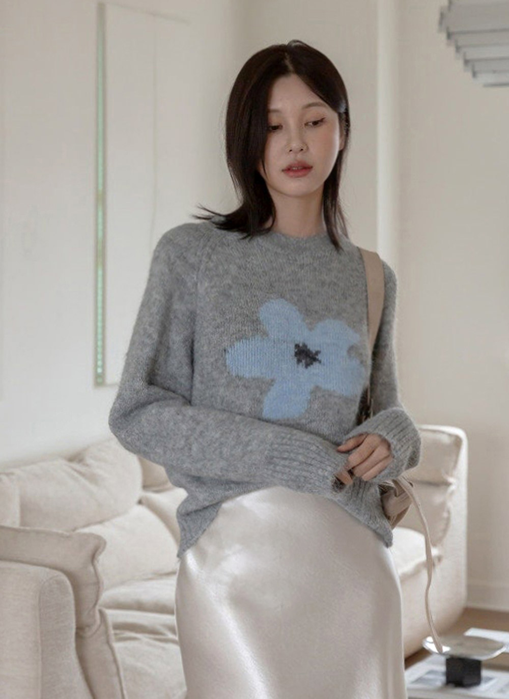 ラグランルーズ花柄ニット | DHOLIC | 詳細画像10