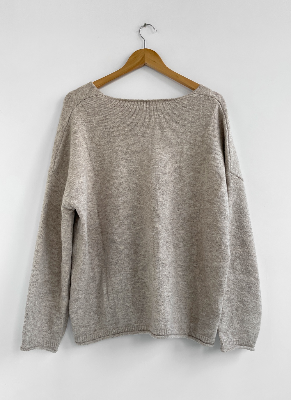 Vネックオーバーサイズ長袖ニット | DHOLIC | 詳細画像22