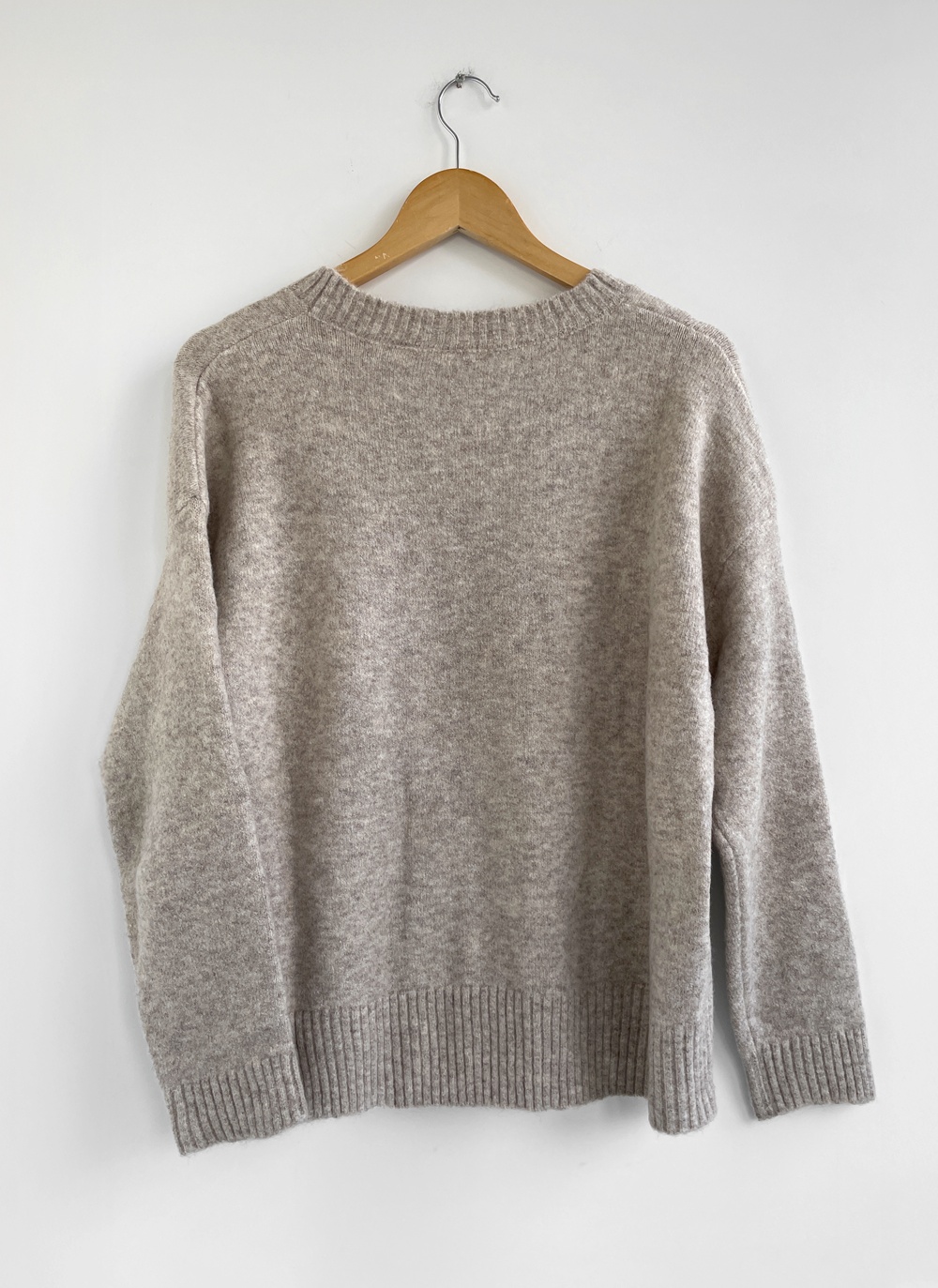 ラウンドネックルーズ長袖ニット | DHOLIC | 詳細画像21