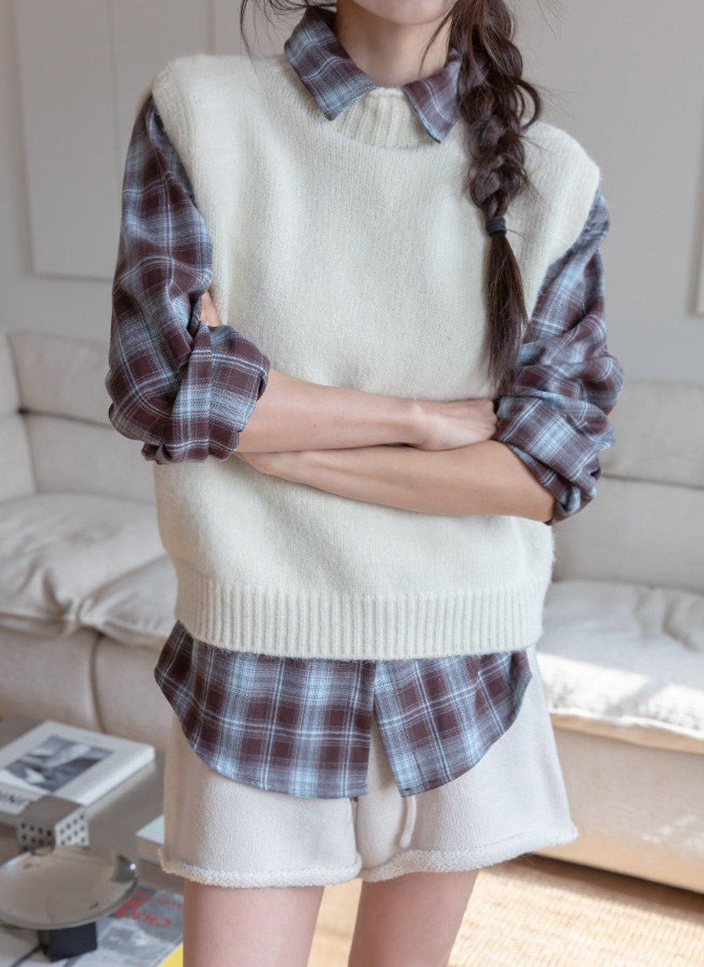 ボタンバックレスニットベスト | DHOLIC | 詳細画像15