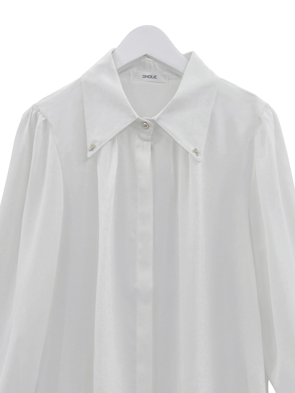 サテンボタンブラウス | 詳細画像11