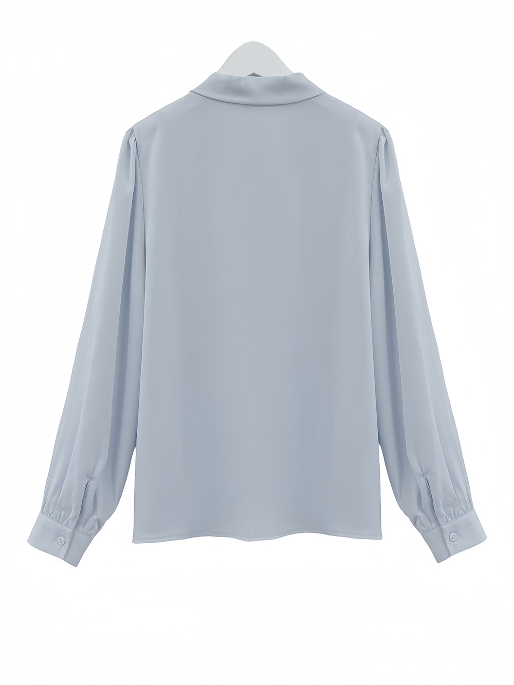 ボウタイ付サテンリボンオールシーズンブラウス | 詳細画像14