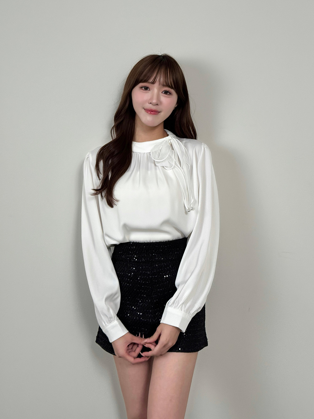 サテンリボンオールシーズンブラウス | 詳細画像7