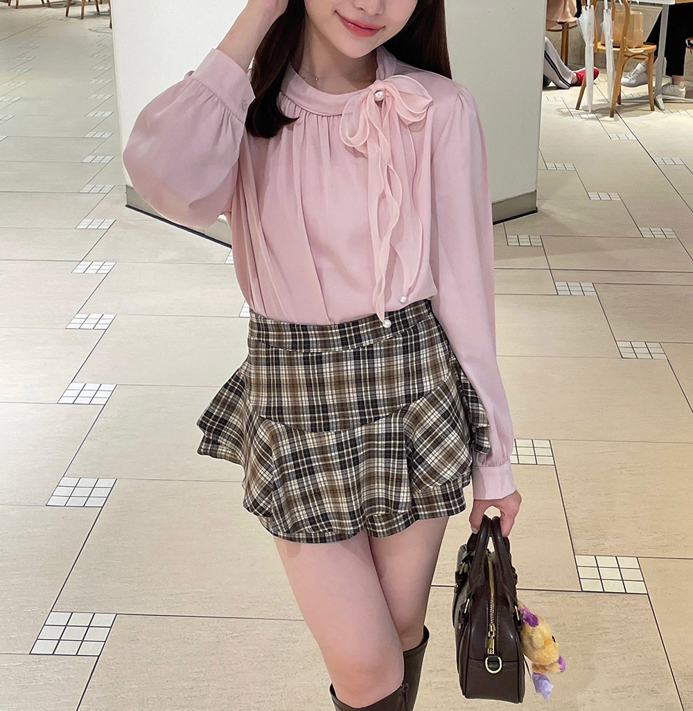 サテンリボンオールシーズンブラウス | 詳細画像2